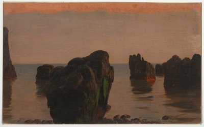 Dessin, Île Grand Manan, Canada, 1851-52 - Frederic Edwin Church